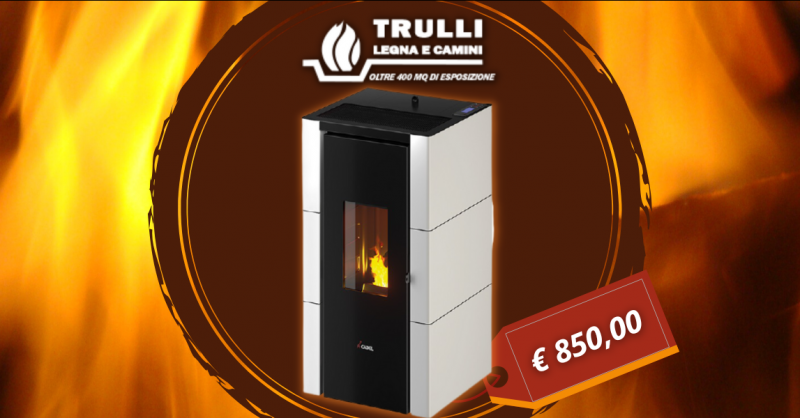 Offerta stufa Cadel Cristal sette KW - occasione stufa a pellet Cadel Cristal sette KW